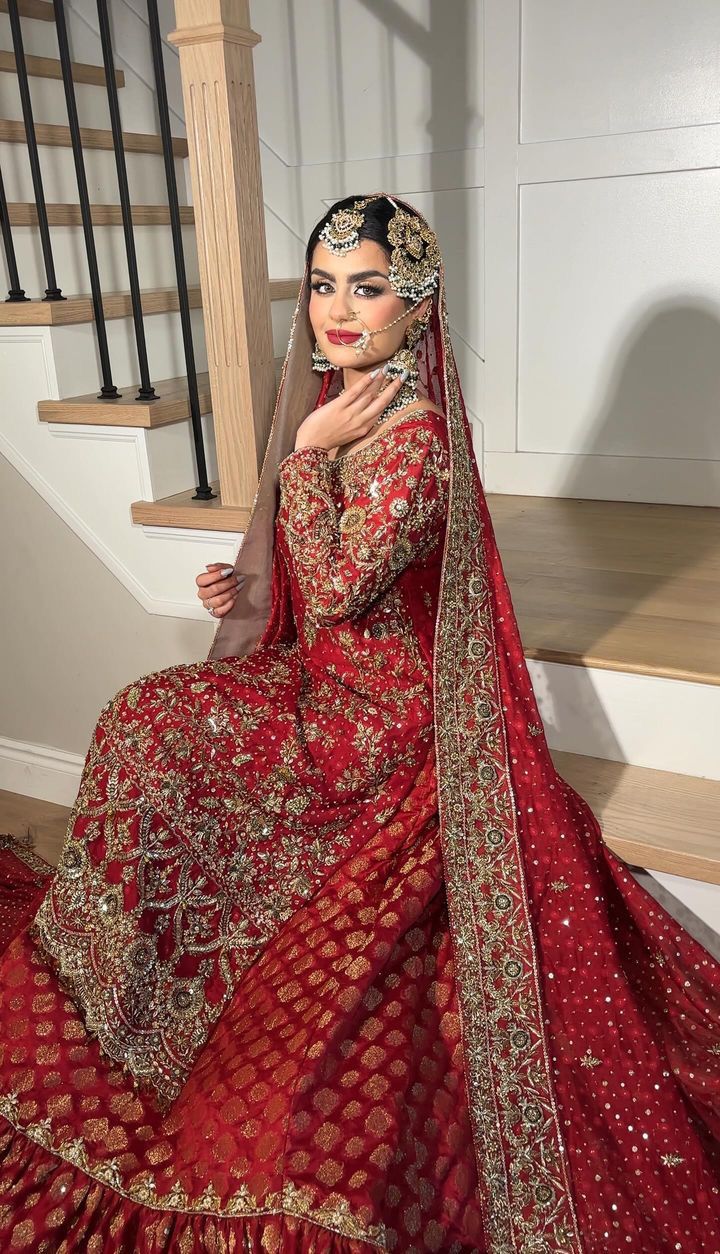 Laal Mahal Farshi Lengha set
