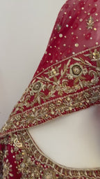 Laal Mahal Farshi Lengha set
